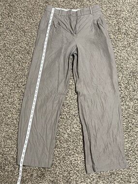 Aritzia effortless pants linen size 4 Modern Taupe color